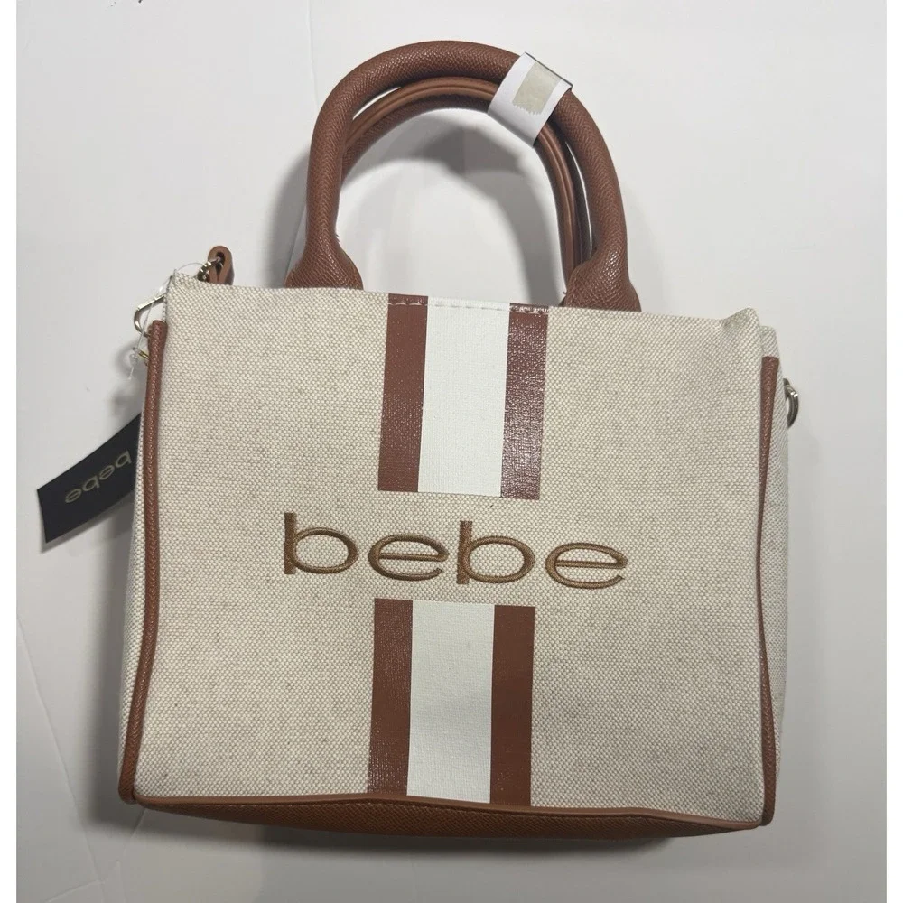 Bebe Paisley Mini Canvas Satchel Caramel 1SZ